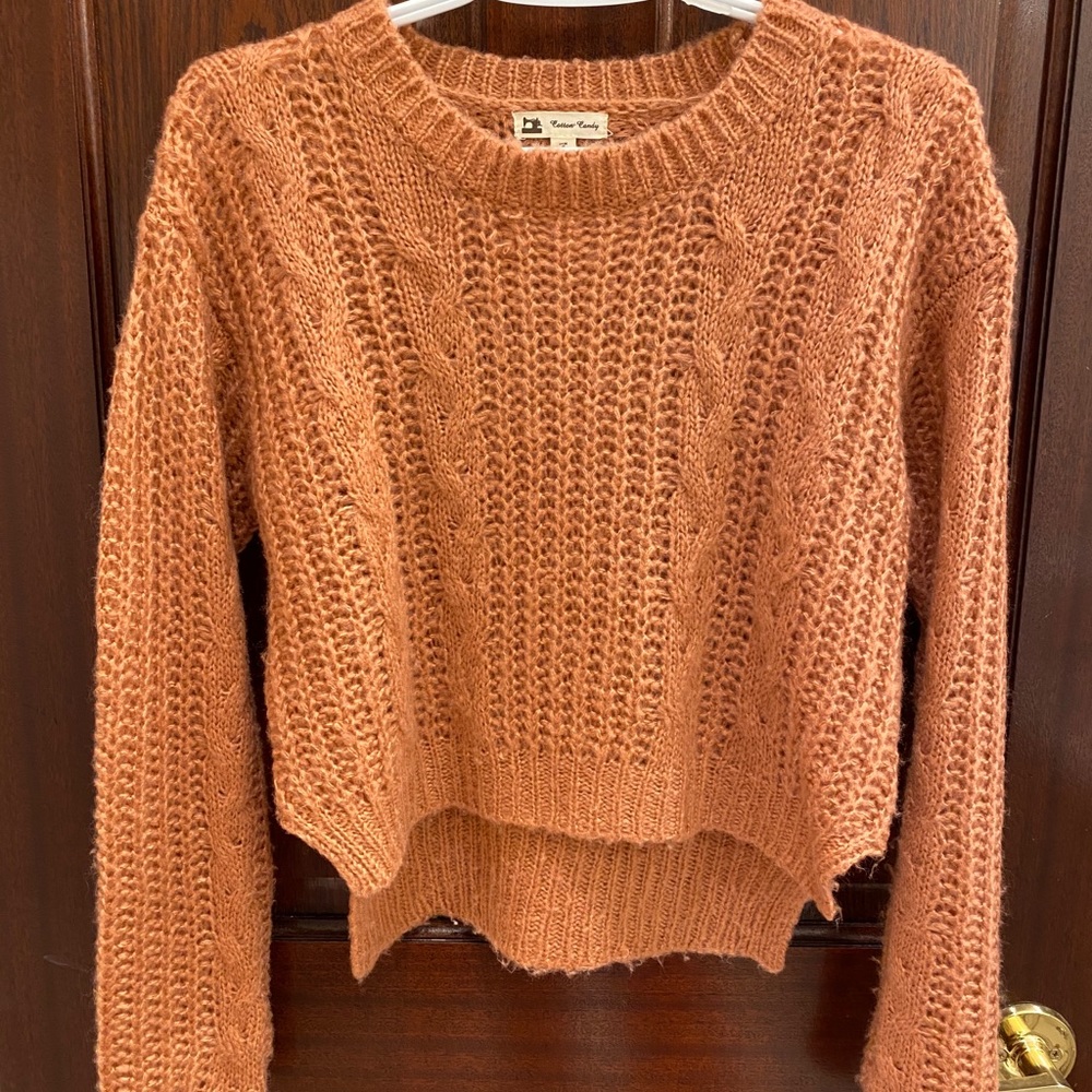 Peach Knit Sweater Size XS/S From Honey